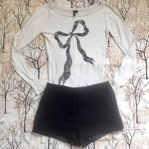 Adorable Material Girl Bow Sweater Size Medium
